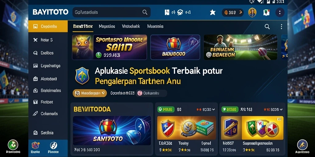Tampilan menarik dari gameplay taruhan di BAYITOTO.