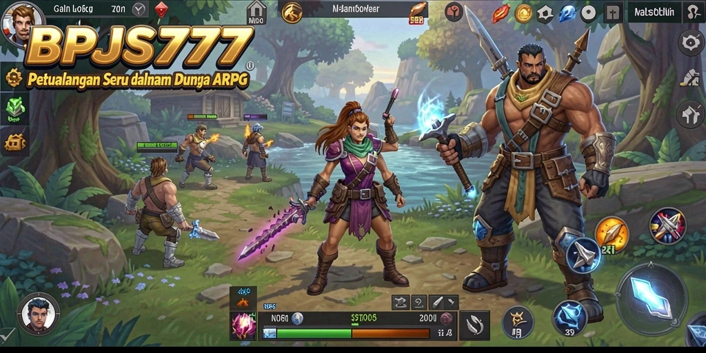 Tampilan gameplay seru di BPJS777 dengan aksi pertarungan yang menegangkan.