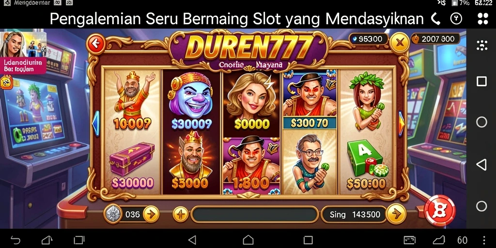 Menampilkan gameplay slot yang menarik dan menghibur.