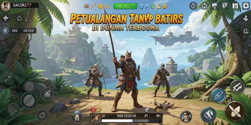 Screenshot gameplay <strong>GACOR577</strong> menampilkan petualangan mendebarkan di dunia terbuka.