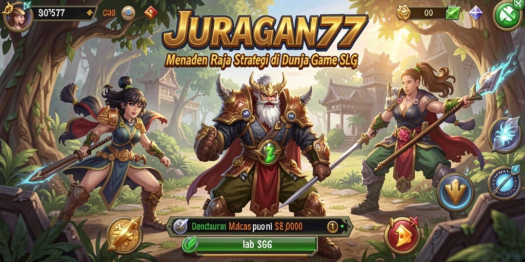 Gameplay SLG yang seru dan interaktif dalam JURAGAN77.