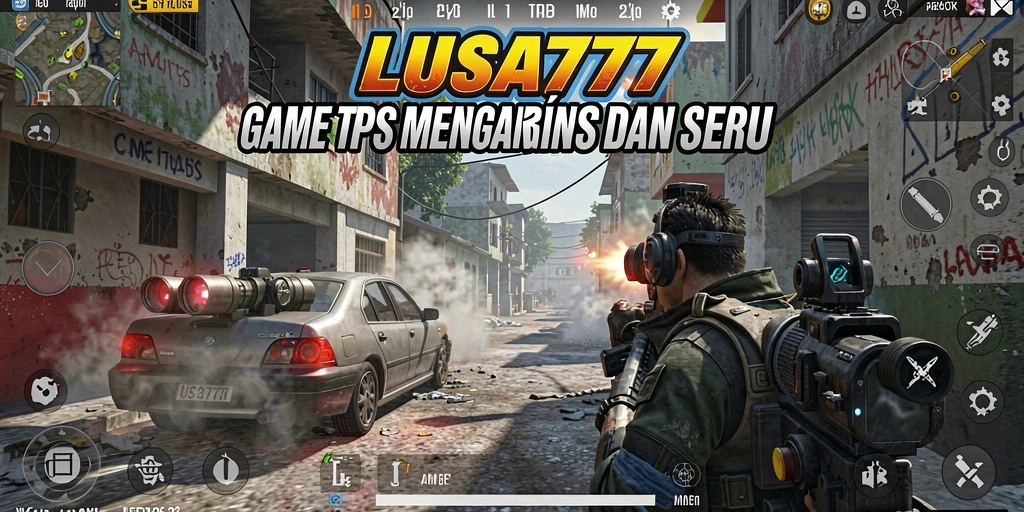 Tampilan seru dari gameplay LUSA777 dengan aksi tembak-menembak.