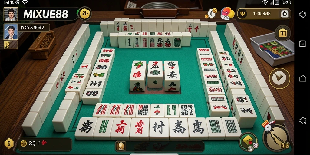 Tampilan menarik gameplay Mahjong dalam MIXUE88.