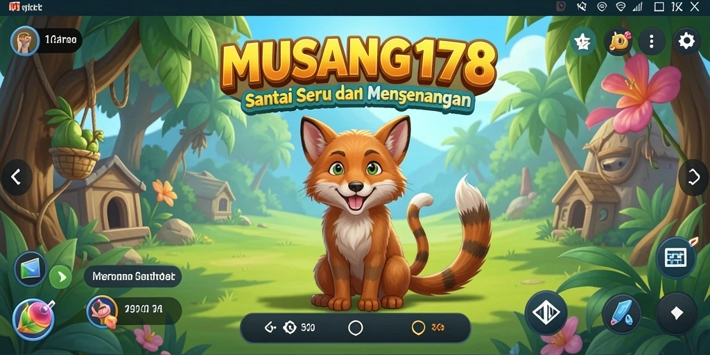 Tampilan gameplay MUSANG178 yang menarik dan penuh warna.