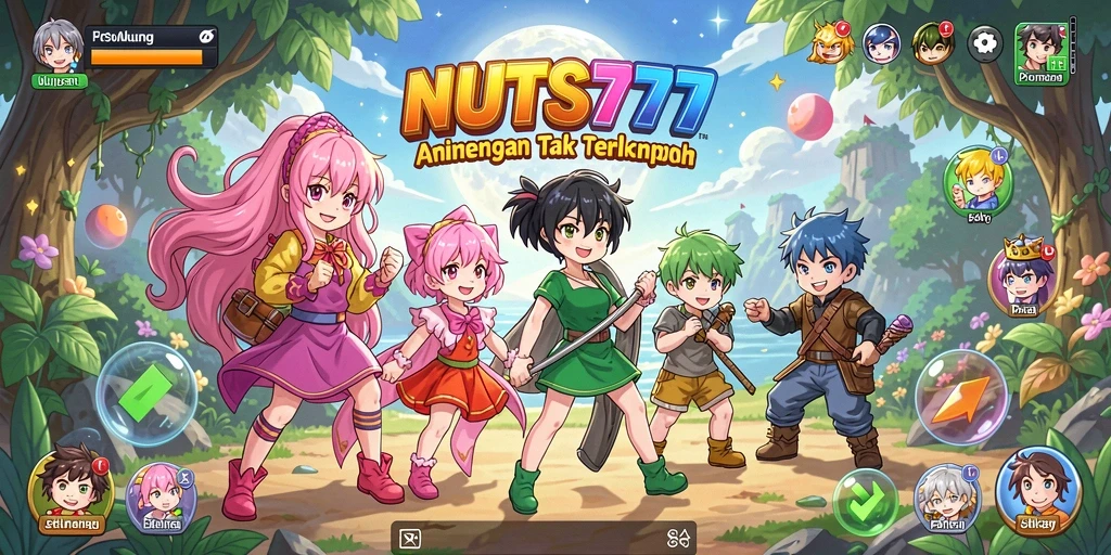 Tampilan gameplay NUTS777 yang menawan dan menarik.