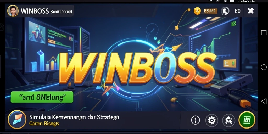 Tampilan gameplay <strong>WINBOSS</strong> menampilkan manajemen bisnis yang menarik.